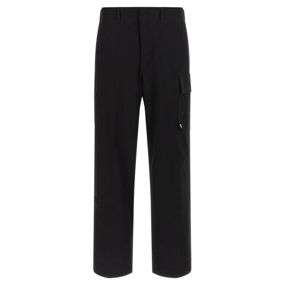 Fendi Black Cotton Cargo Men's Pants